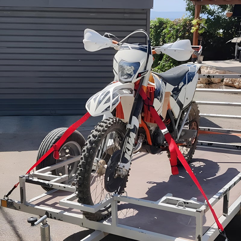 Everest Premium Cambuckle Straps â€“ 1 PK â€“ 1 IN â€“ 15 FT â€“ 500 LBS Working Load â€“ 1500 LBS Break Strength â€“ Ratchet Tie Down Alternative â€“ Cargo Straps Perfect for Moving Appliances, Lawn Equipment and Motorcycles - Image 4